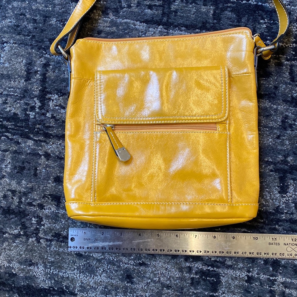 Gianni Bernini Cross Body Leather 10x9.5 travel - Picture 6 of 8